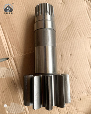 HD400 সুইং পিনিয়ন শ্যাফ্ট 11 দাঁত 24 কী হাইড্রোলিক এক্সকাভেটর সুইং গিয়ারবক্স