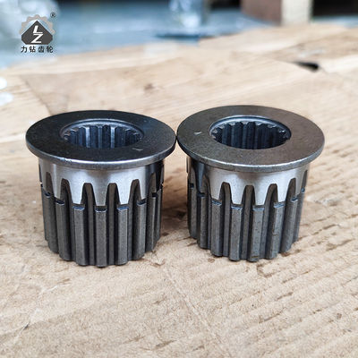 18x16 এক্সক্যাভেটর গিয়ার PC60 6 ভ্রমণ পাম্প সংযোগকারী গিয়ার হাতা নির্মাণ