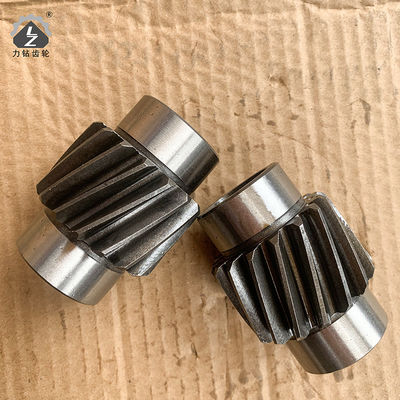 13x16 রোটারি ডাবল গিয়ার PC100 এক্সক্যাভেটর ছোট তির্যক গিয়ারবক্স দাঁত