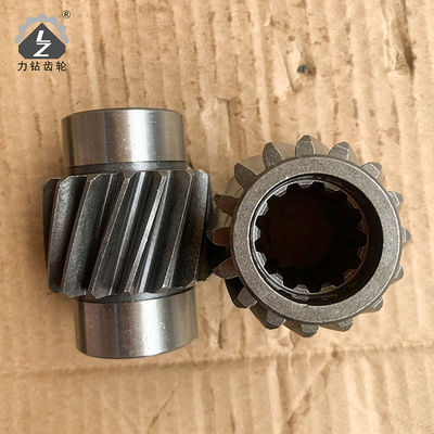 13x16 রোটারি ডাবল গিয়ার PC100 এক্সক্যাভেটর ছোট তির্যক গিয়ারবক্স দাঁত